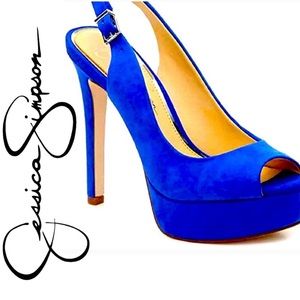 Jessica Simpson Bisano Heels Blue size 10